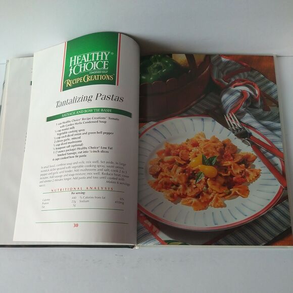Recipes for Today - Healthy Choice Condensed Soups Cookbook -1997 HC - Picture 3 of 13